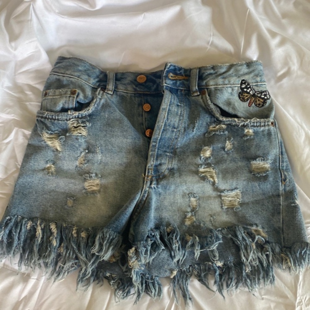 ZARA jean shorts